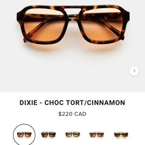 VEHLA DIXIE CHOC TORT/CINNAMON Sunglasses